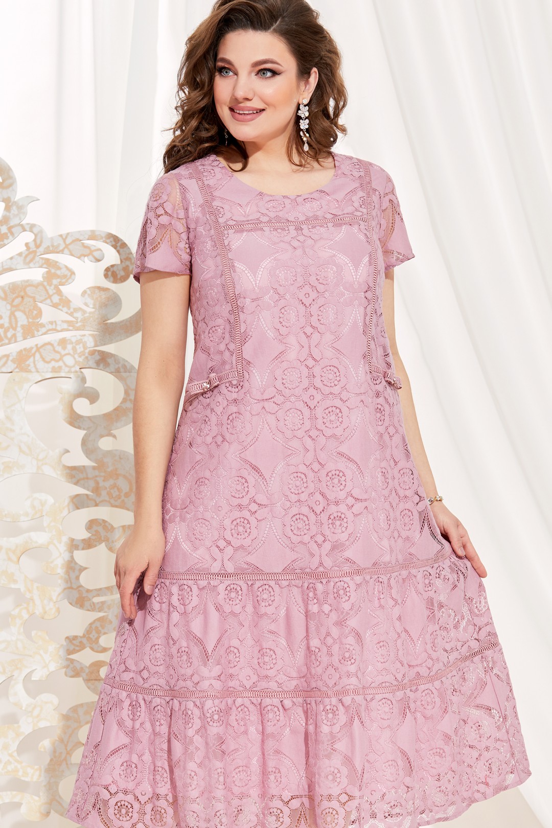 Платье Vittoria Queen 13923 розовый