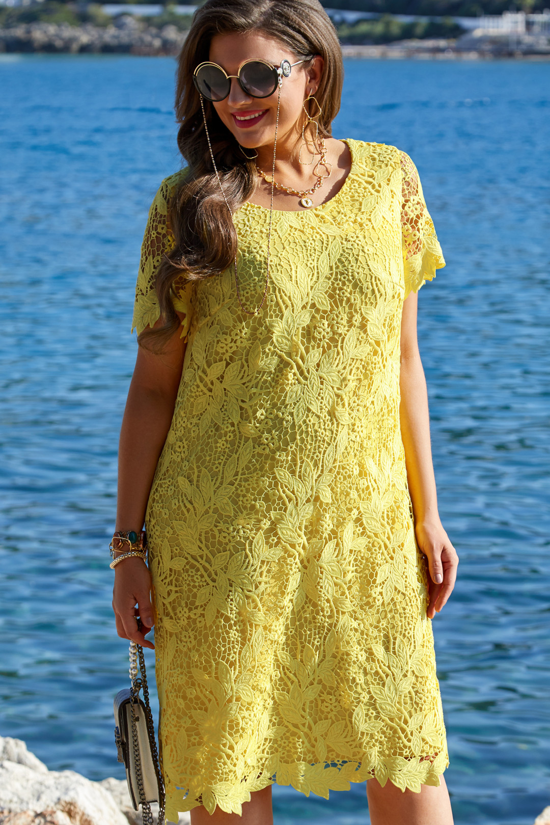 Платье Vittoria Queen 15463 желтый