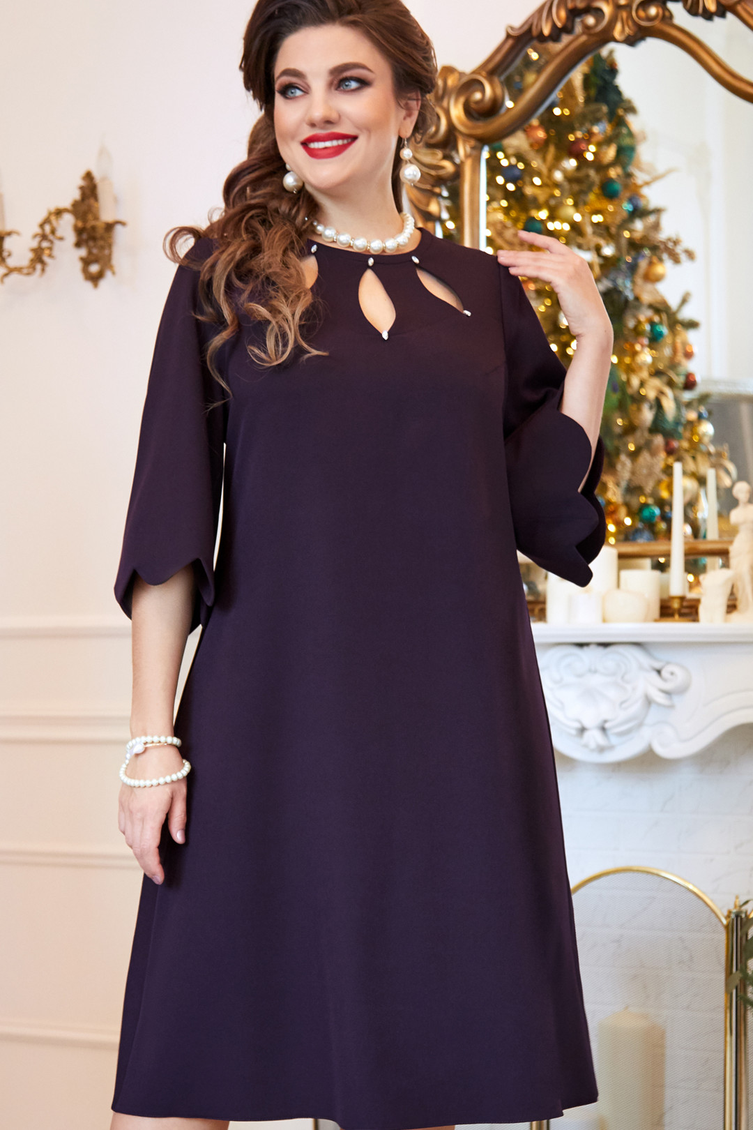 Платье Vittoria Queen 15563/1 фиолетовый