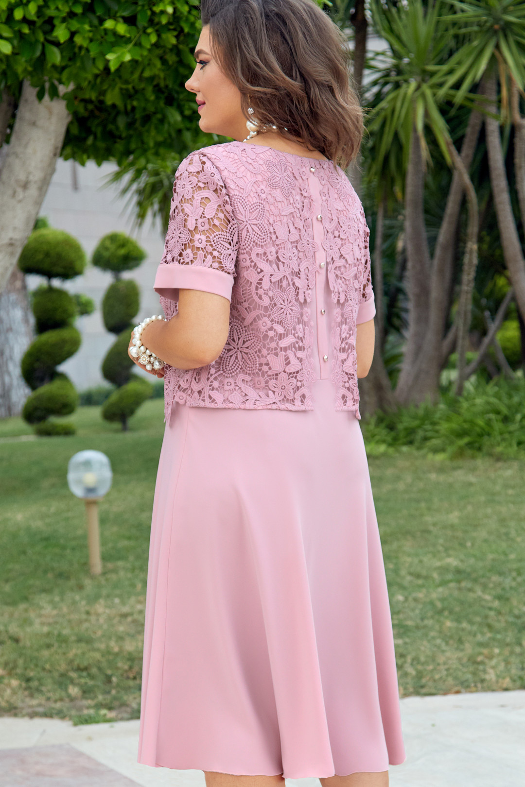 Платье Vittoria Queen 18023 пудрово-розовый