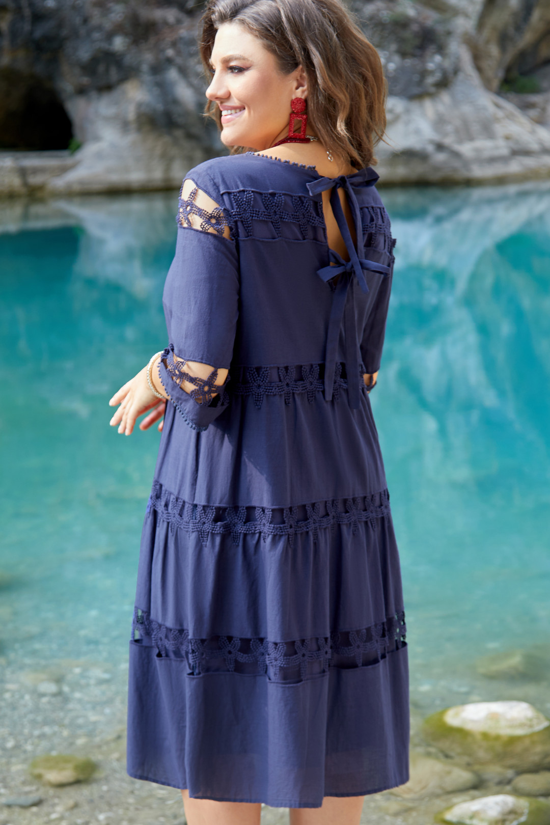 Платье Vittoria Queen 18493/1 т.синий