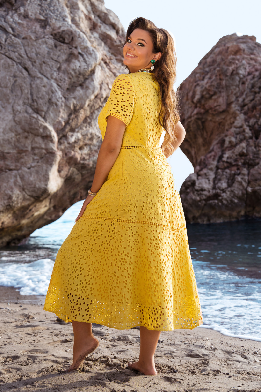 Платье Vittoria Queen 20743 желтый
