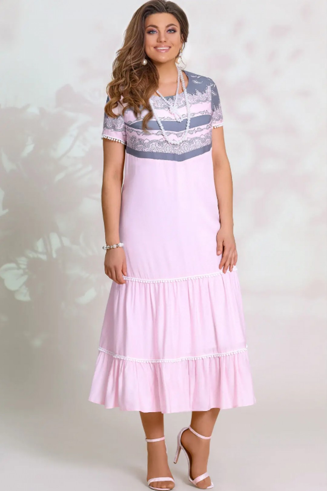 Платье Vittoria Queen 8553 розовый