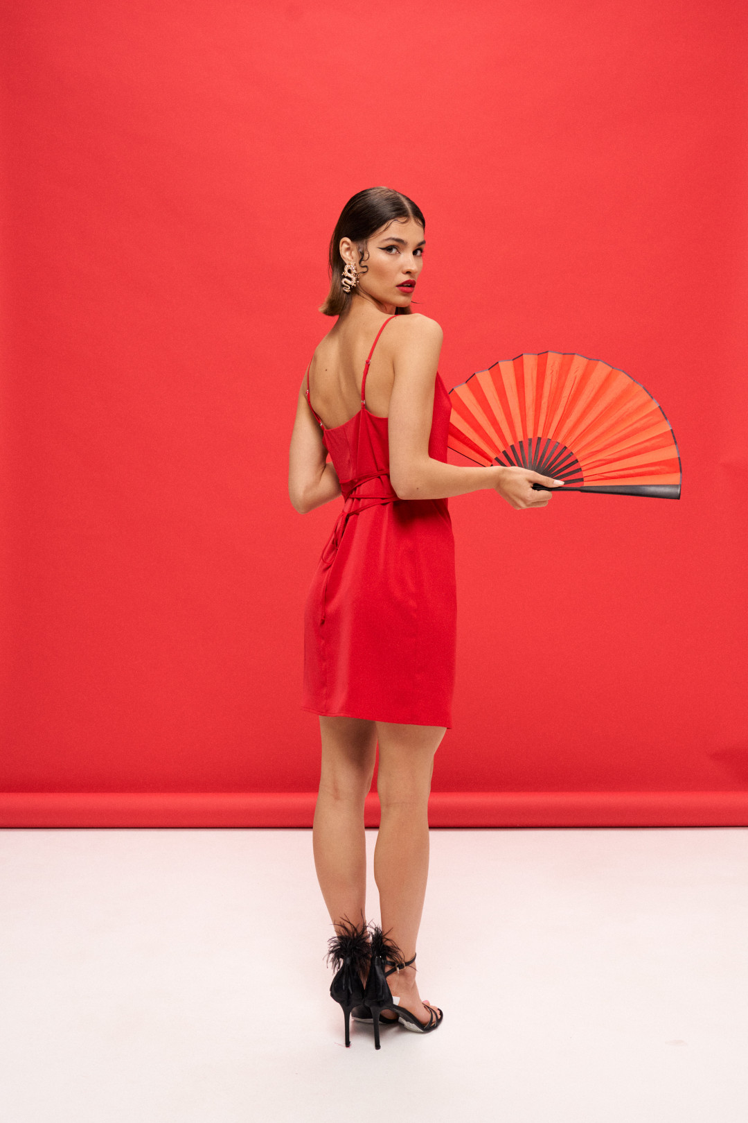 Платье Vizanti 9390 красный