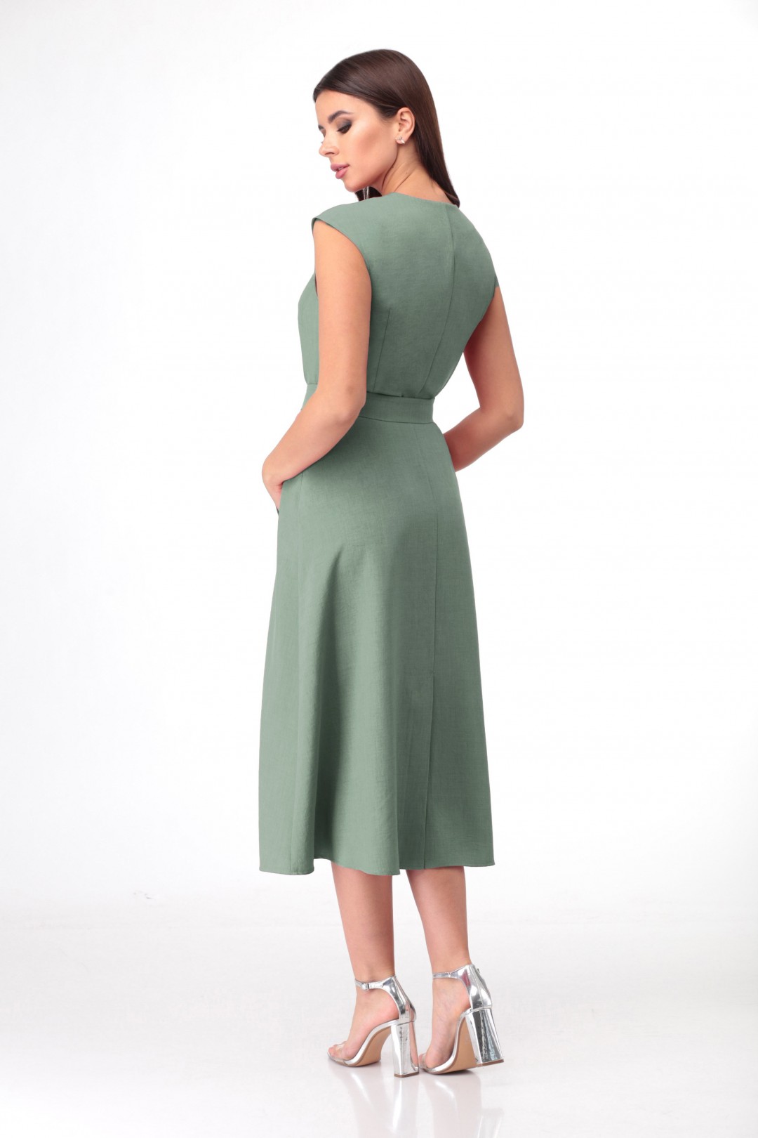 Платье VOLNA 1143 мятно-зеленый