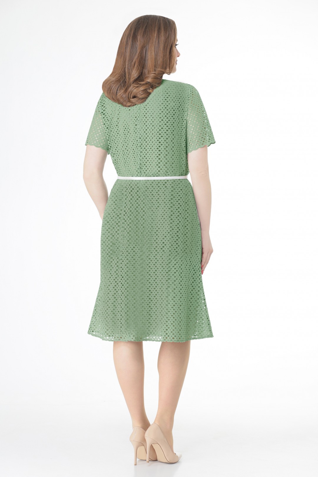 Платье VOLNA 1194 яблочно-зеленый