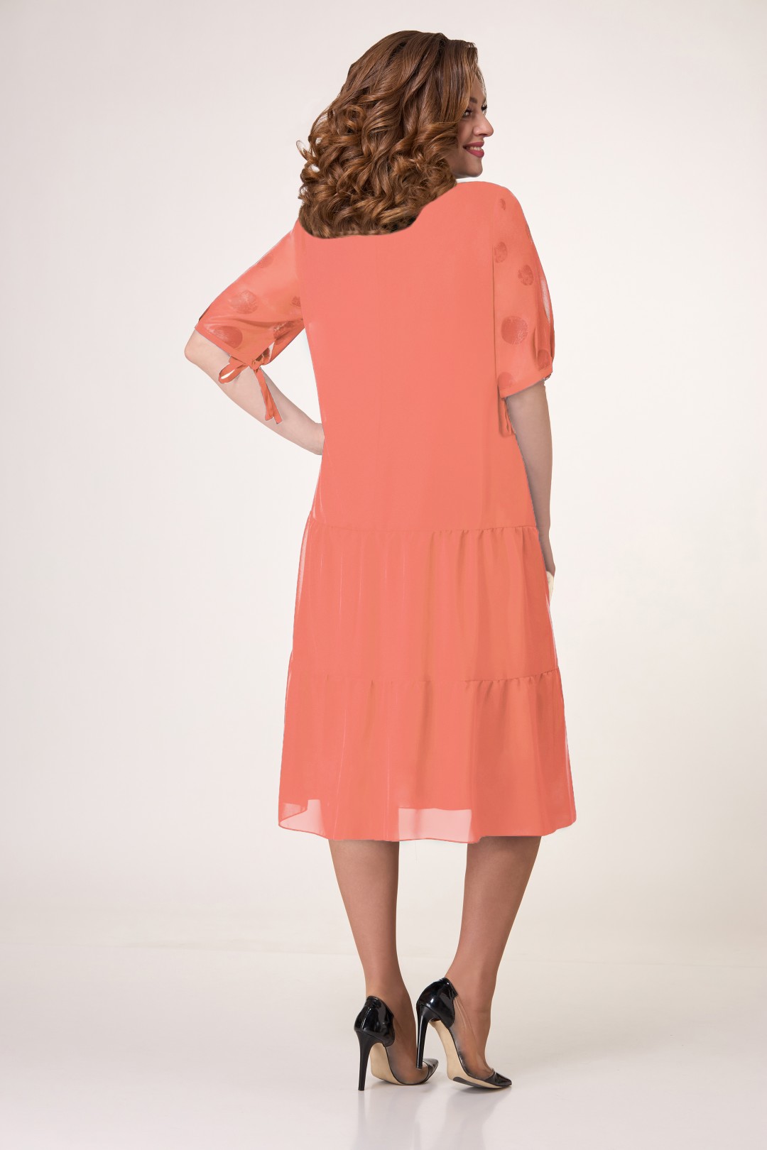 Платье VOLNA 1201 светло-персиковый