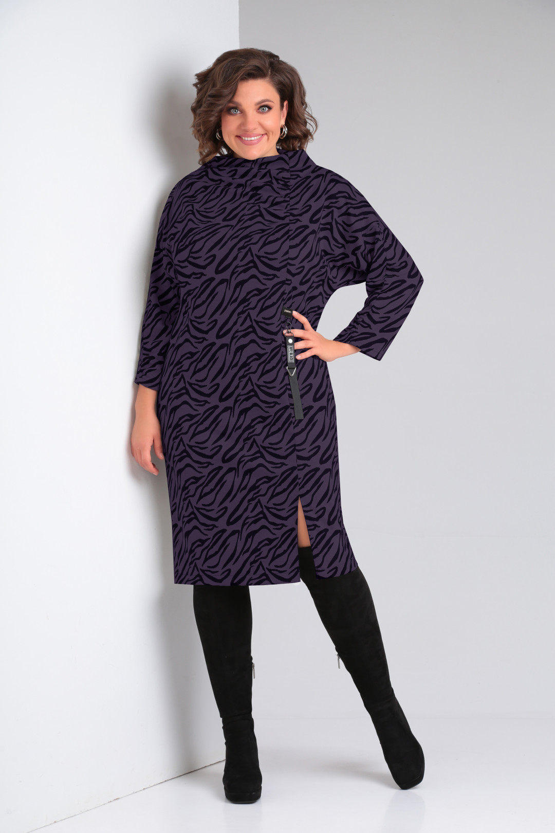 Платье VOLNA 1315 фиолетовый