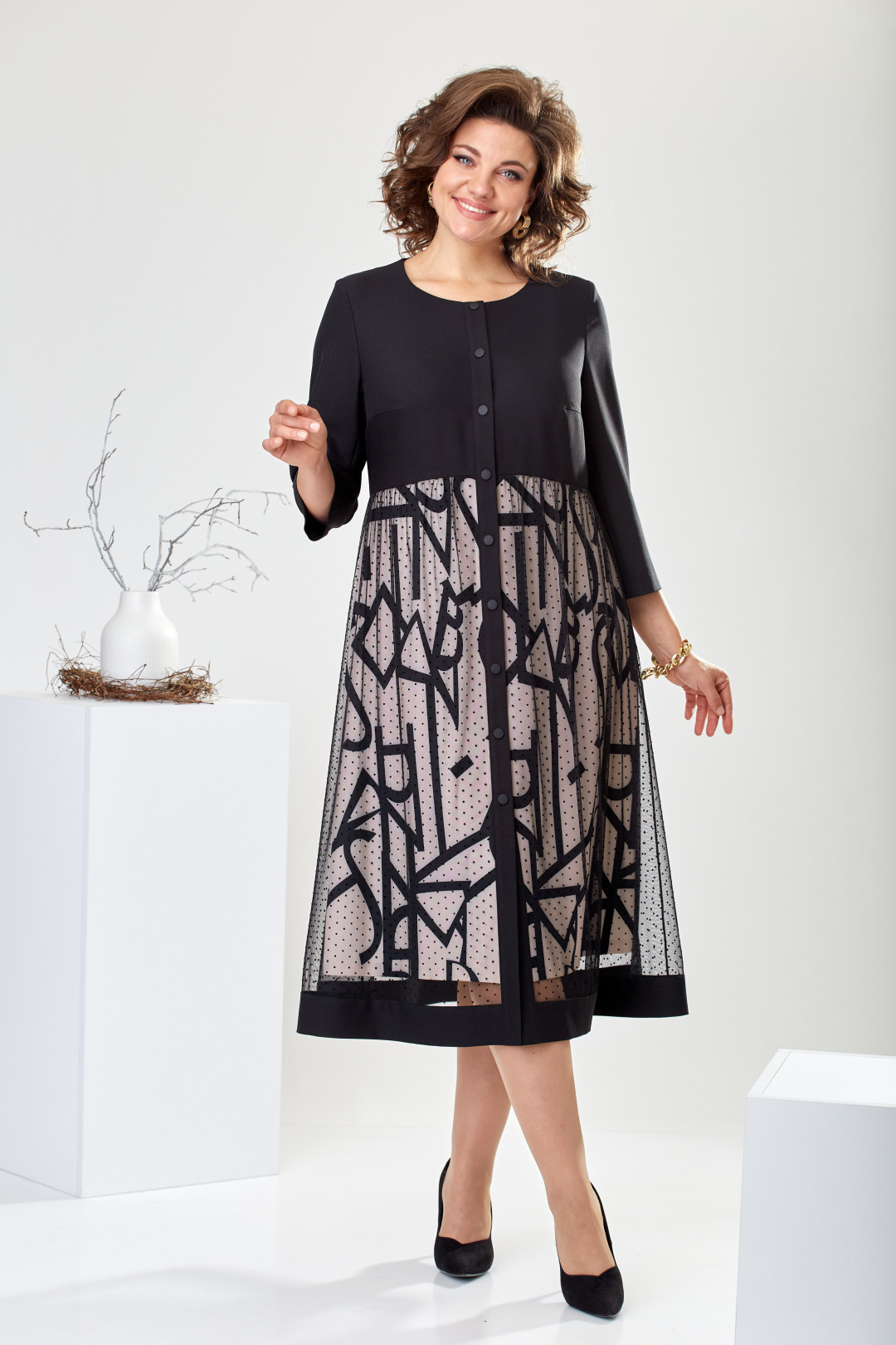 Платье Romanovich Style 1-2446 черный