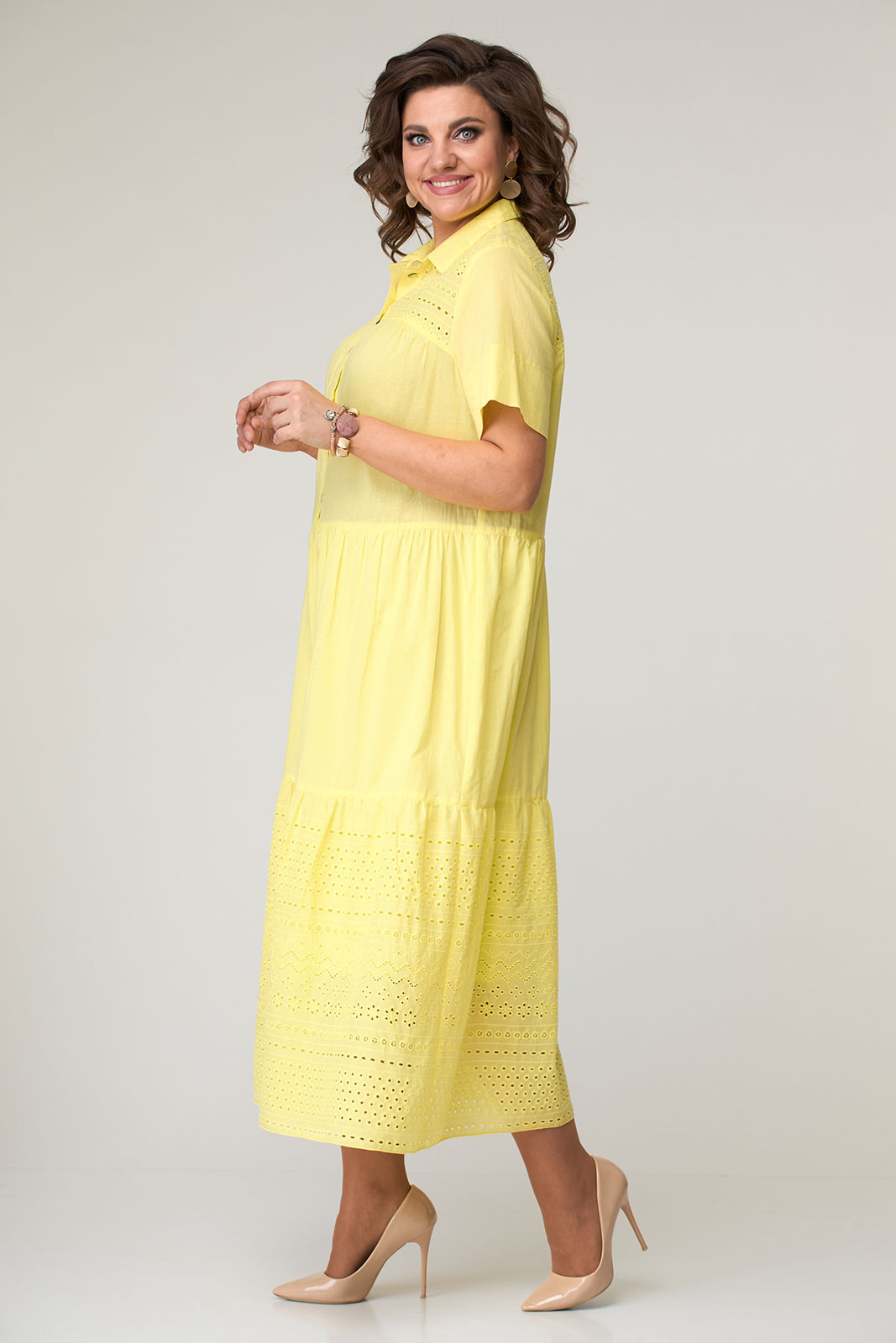 Платье OLLSY 1605 желтый