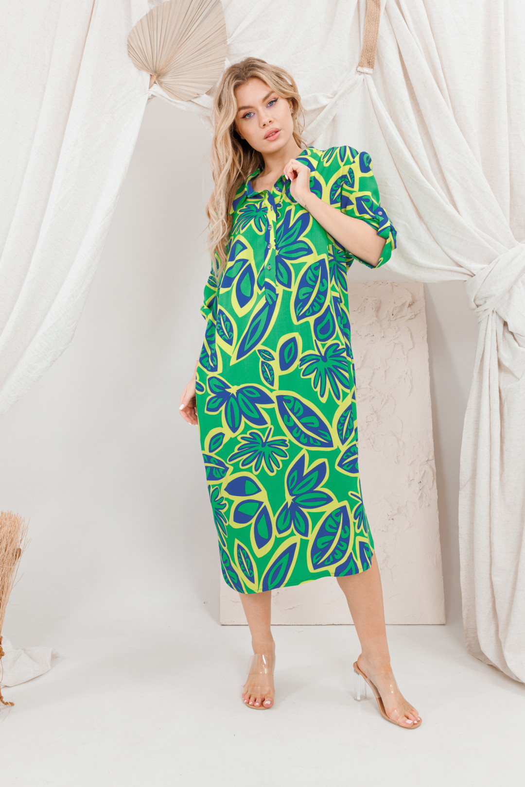 Платье Amori 9641 зеленый