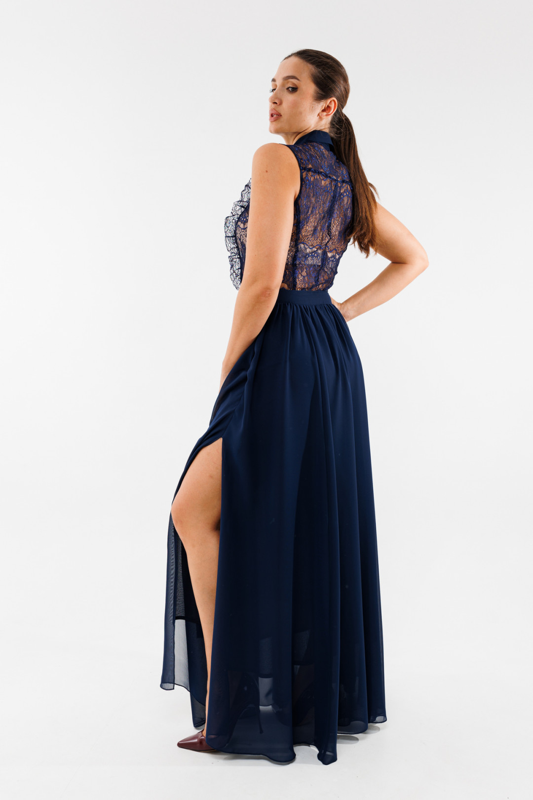 Платье Amori 9778 темно-синий