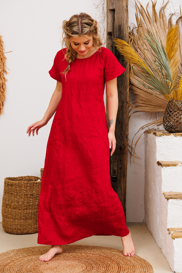 Платье АМУЛЕТ 9724 красный