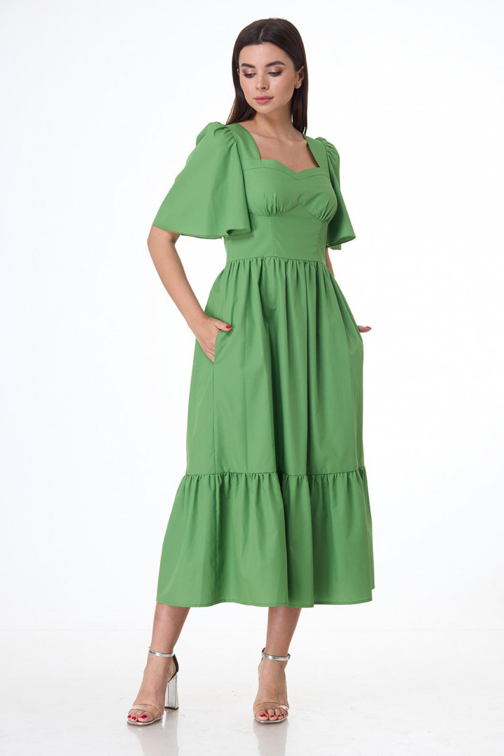 Платье ANELLI LAUREL 1058 зеленый