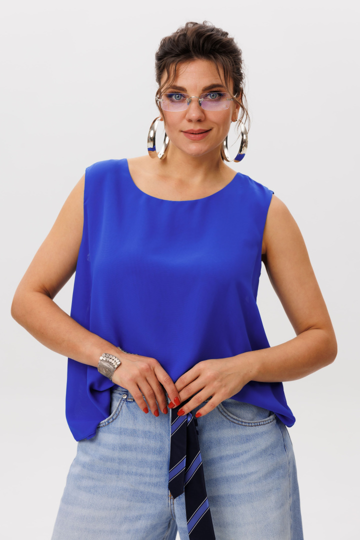 Блузка ANELLI LAUREL 1600 васильковый шепот