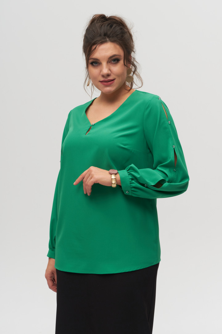 Блузка ANELLI LAUREL 826 зеленый