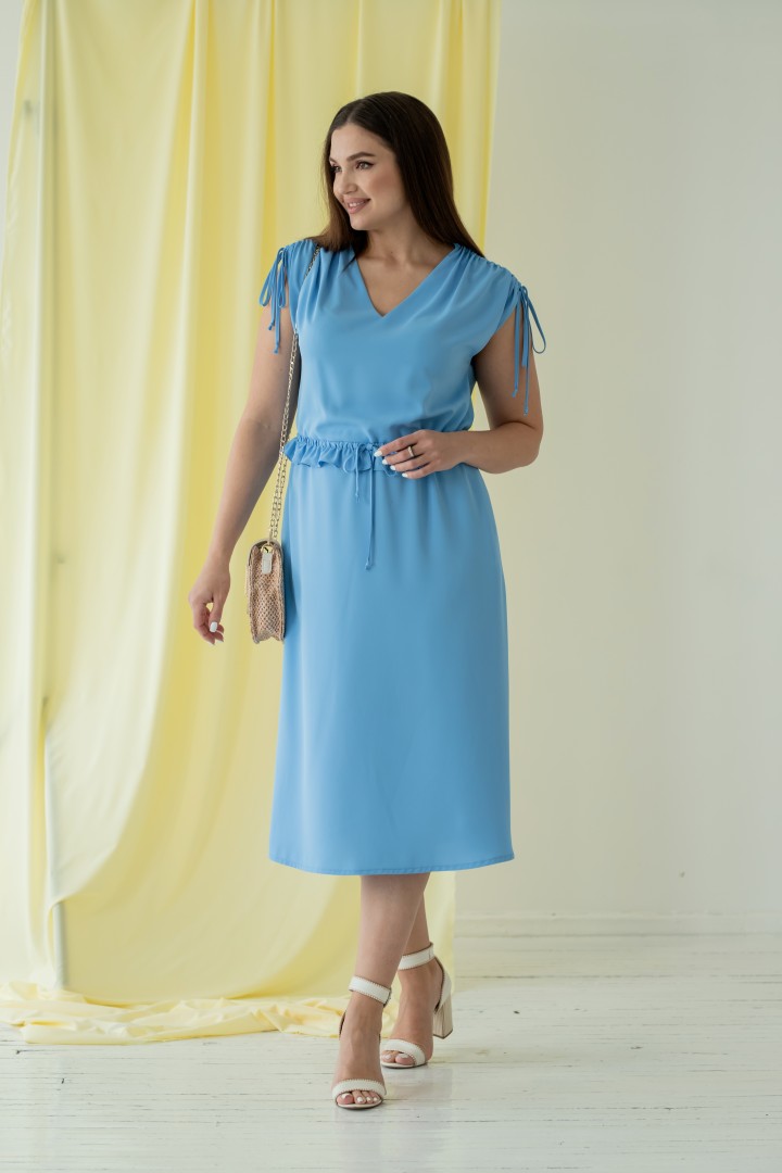 Платье MISLANA WOMEN 665 голубой