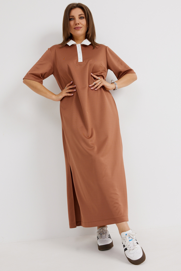 Платье BegiModa 1051 терракот