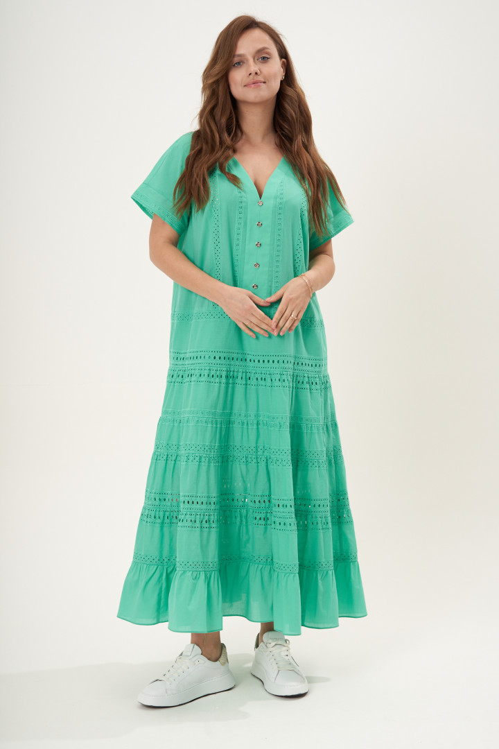 Платье Фантазия Мод 4530 зеленый