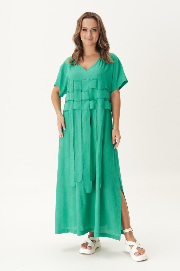Платье Фантазия Мод 4795 зеленый
