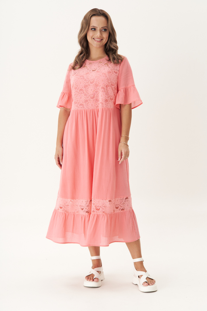 Платье Фантазия Мод 4801 персиковый