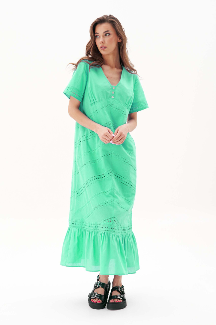 Платье Фантазия Мод 4837 зеленый