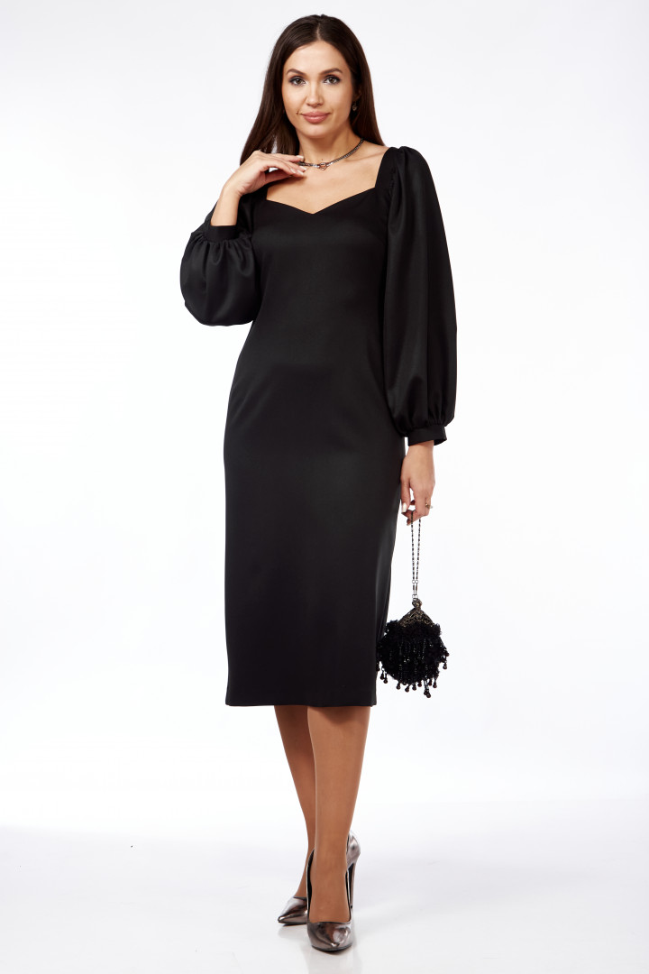 Платье Карина Делюкс М-1179 черный