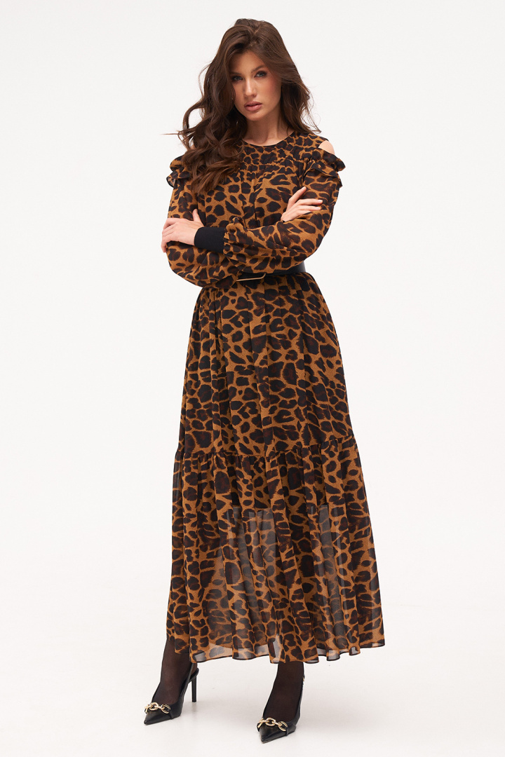 Платье KaVari 1067.1 леопард