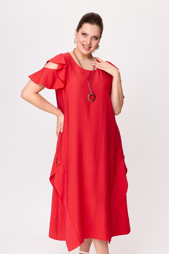 Платье Кокетка и К 1143 красный