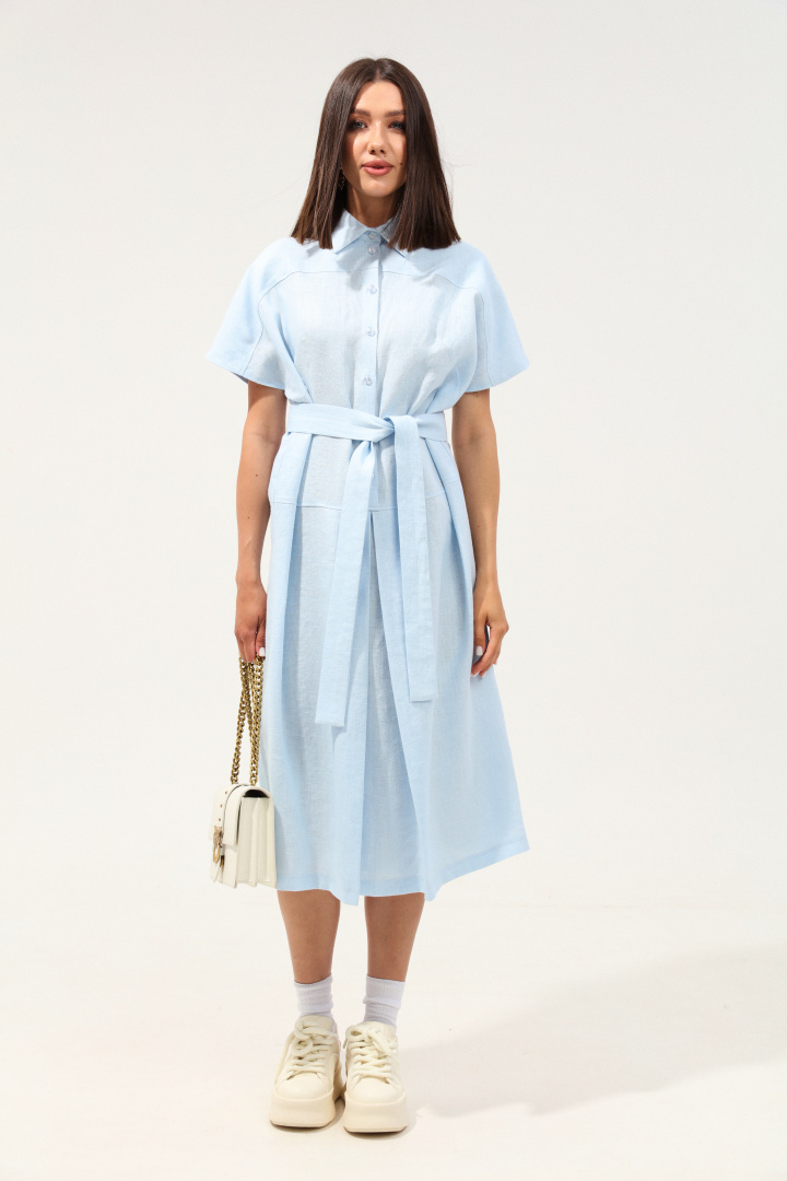 Платье Лаборатория Моды 3067 небесно-голубой