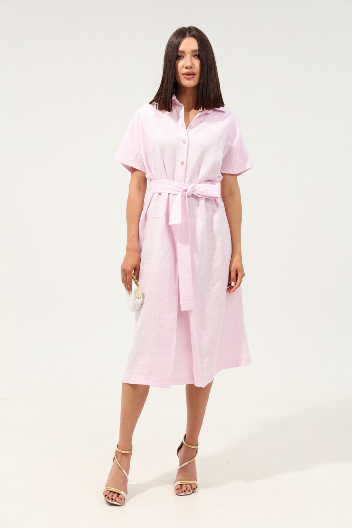 Платье Лаборатория Моды 3067 розовый зефир