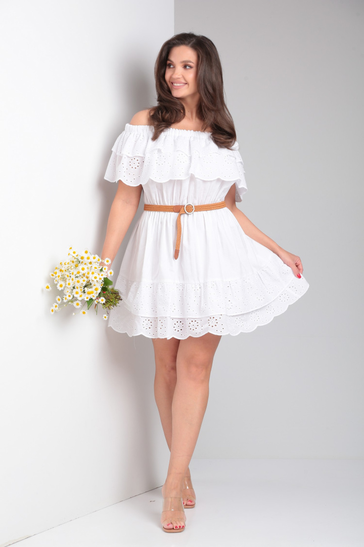 Платье ЛадисЛайн 1508 белый