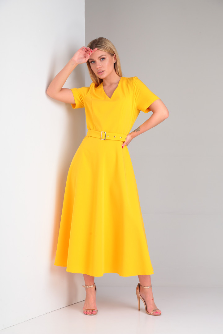 Платье LadyLine 547 желтый