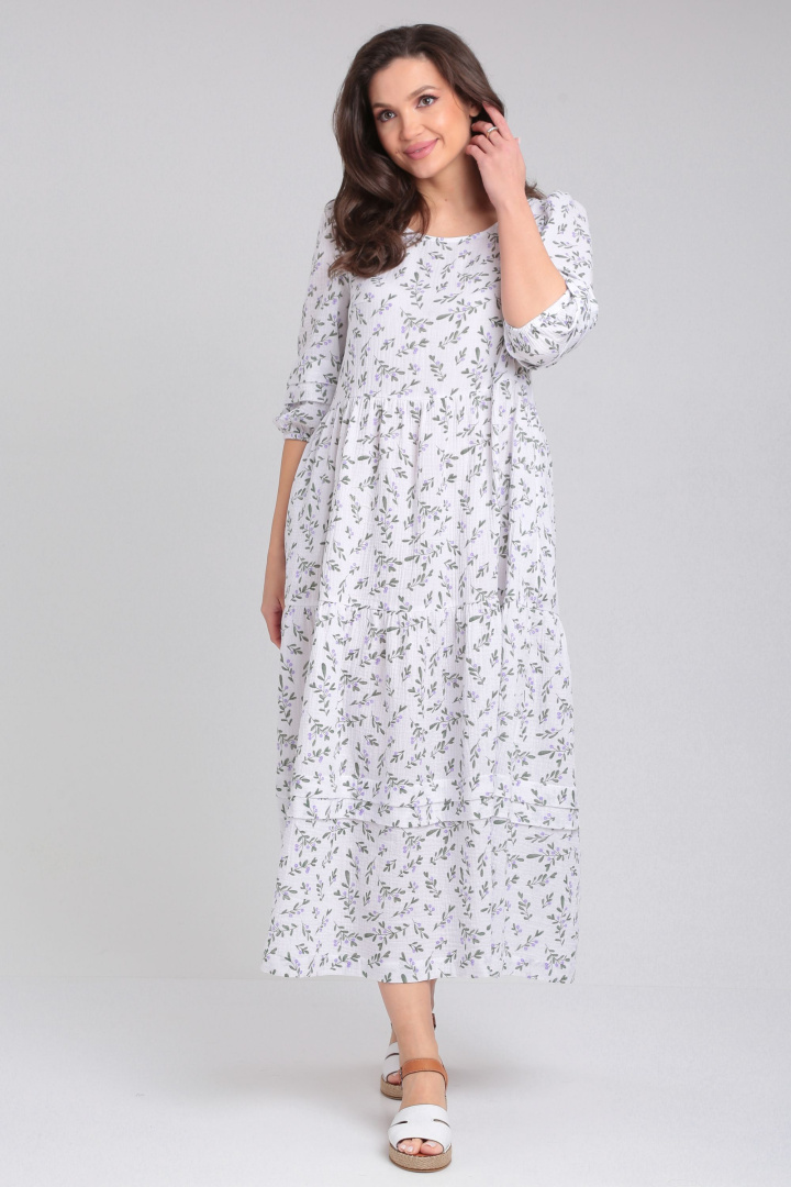 Платье LeNata 13273 дизайн на белом