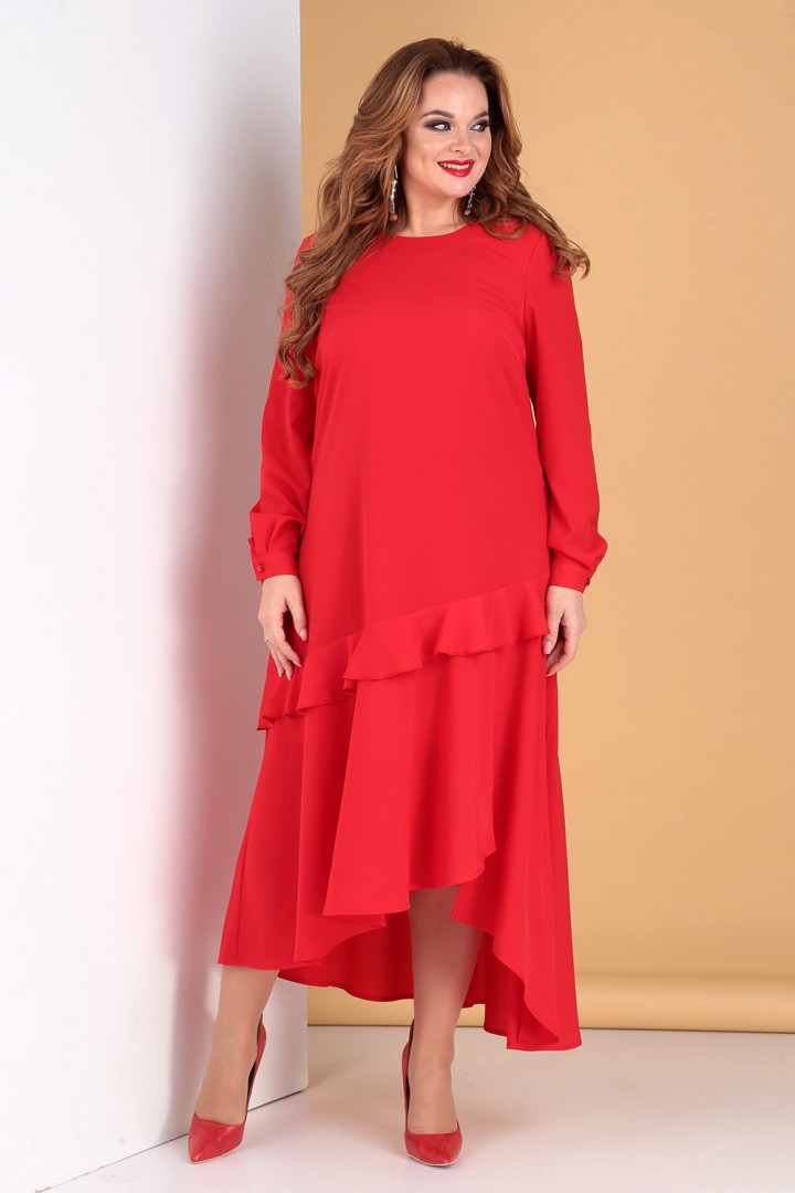Платье Лиона-Стиль 722 красный