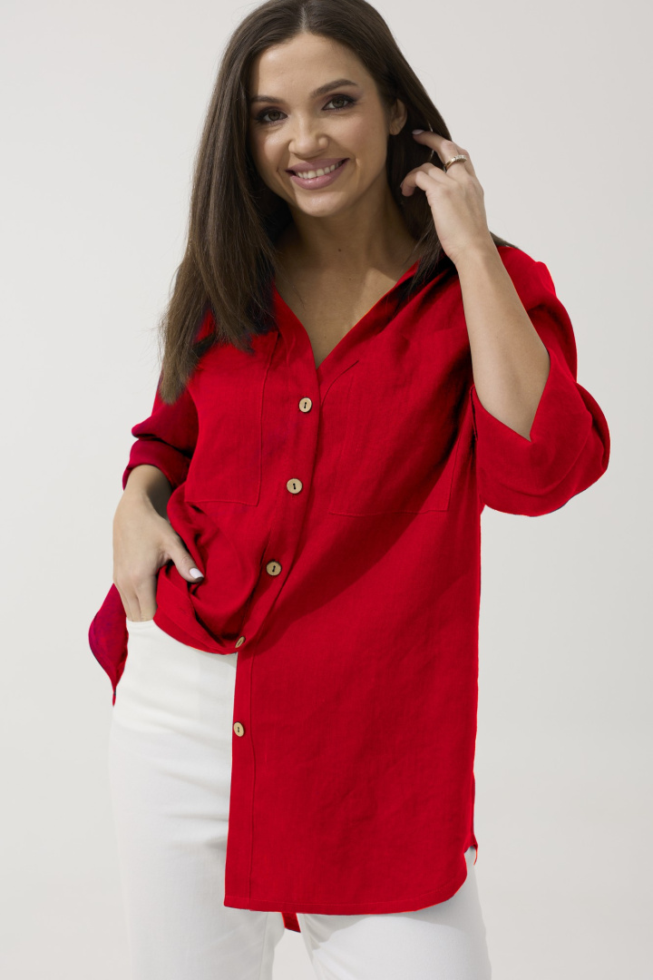 Блузка MA CHERIE 1075	красный