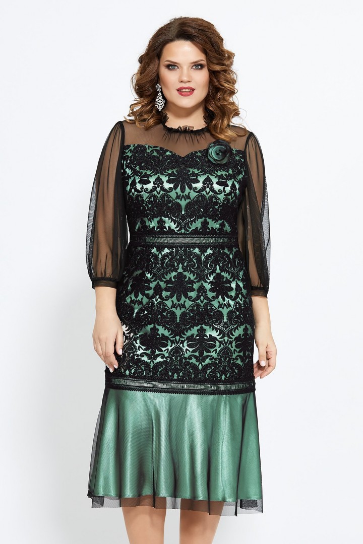 Платье Mira Fashion 4767-2 зеленый