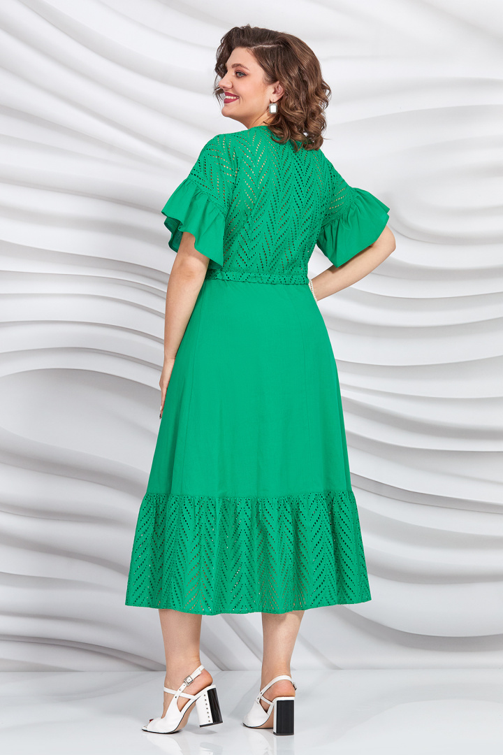 Платье Mira Fashion 5421-2 зеленый