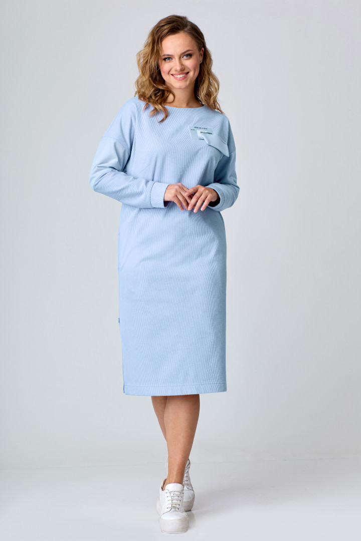 Платье МишельСтиль 1088-1 голубой