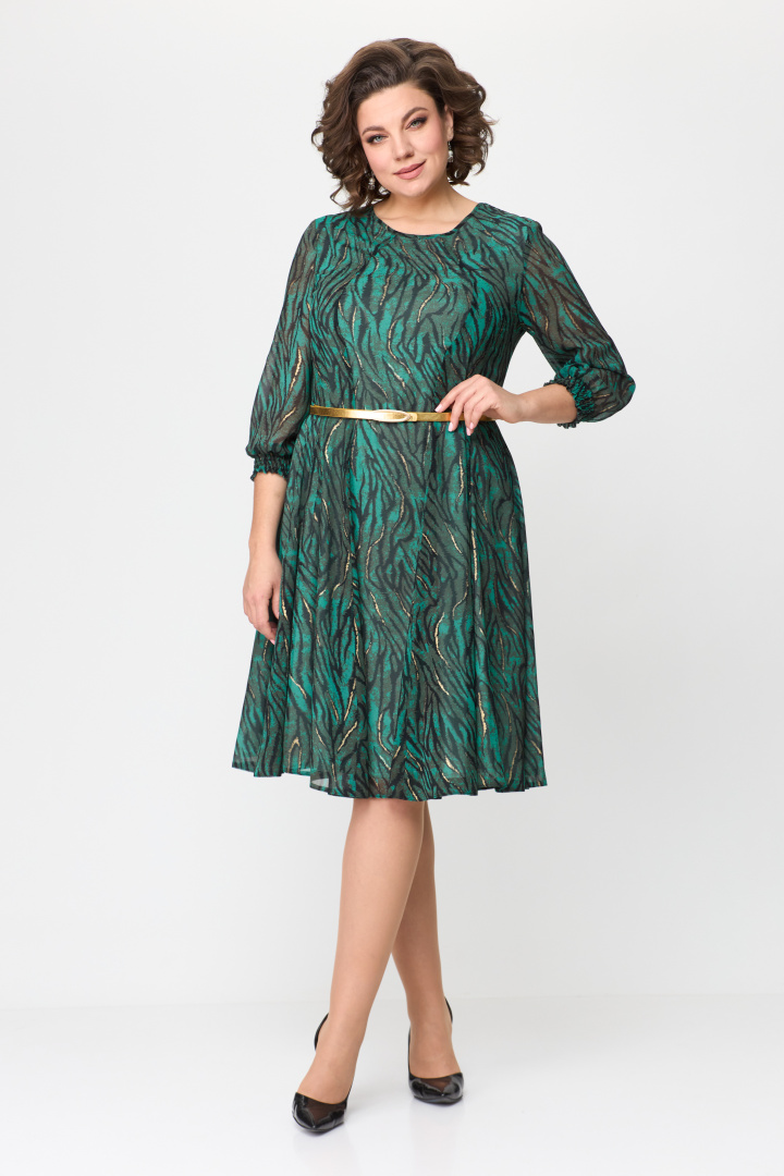 Платье Мода-Версаль 2396 зеленый