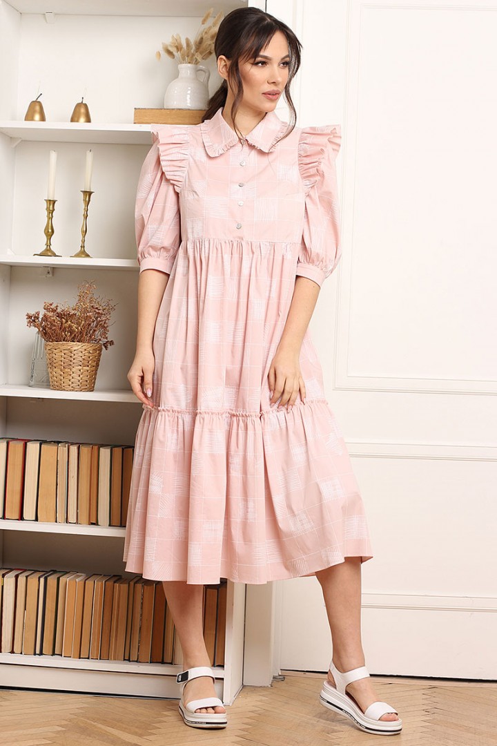 Платье Мода-Юрс 2662 розовый