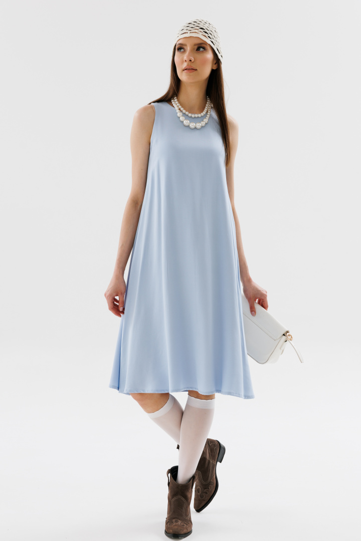Платье NikVa н561-1 голубой