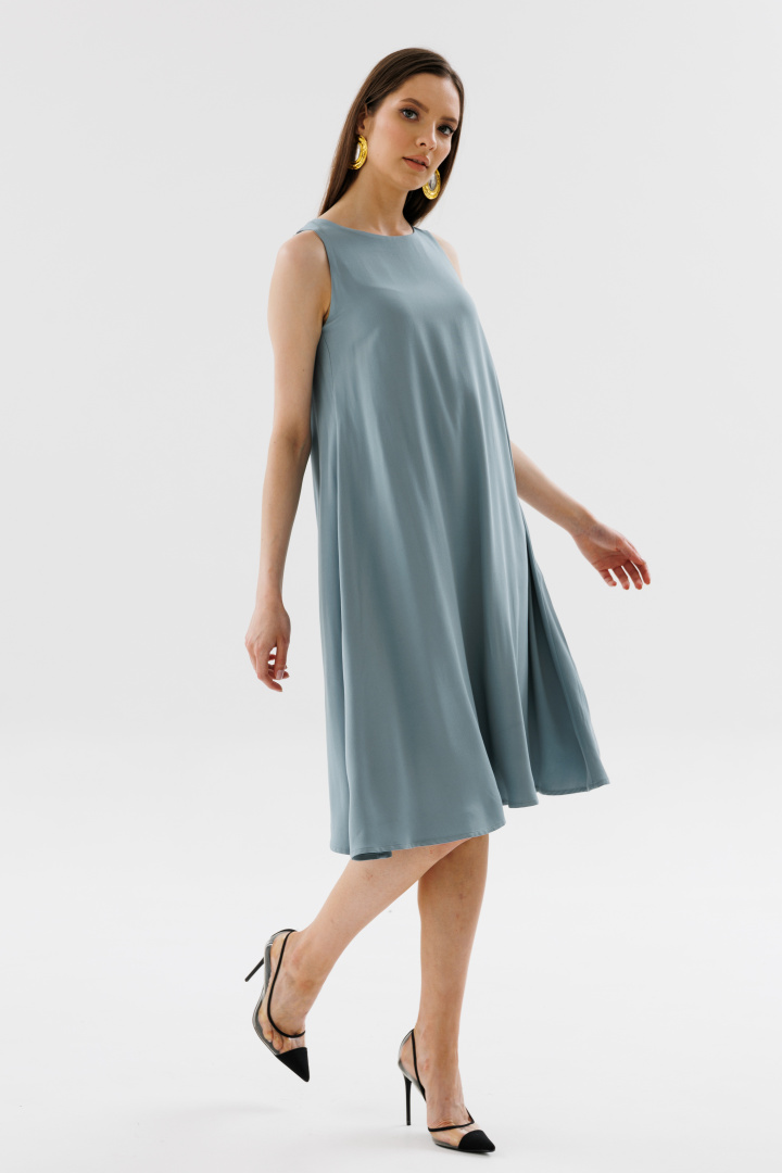 Платье NikVa н561-2 серый