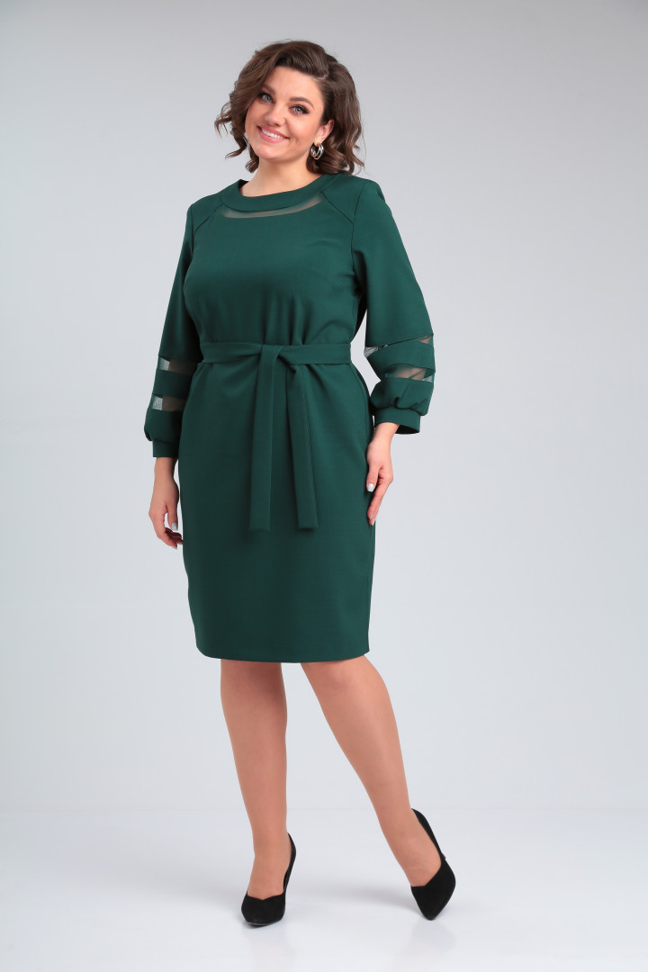 Платье Pocherk 1-004 зелёный