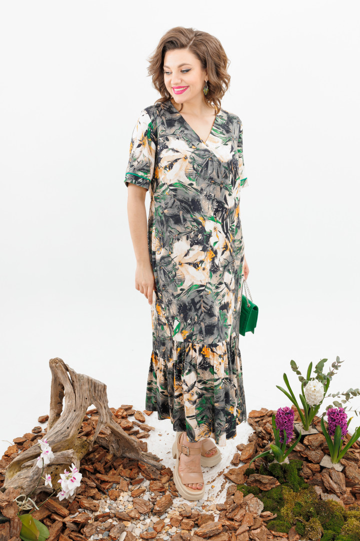 Платье Romanovich Style 1-2509 зелёный