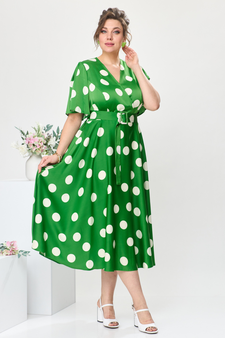 Платье Romanovich Style 1-2649 зелёный