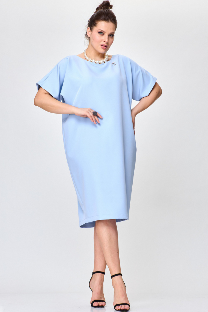Платье SOVA 11224 голубой