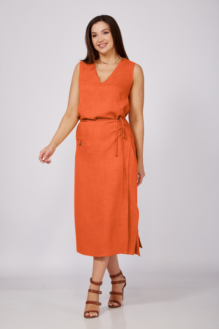 Платье Верита 2295 оранжевый