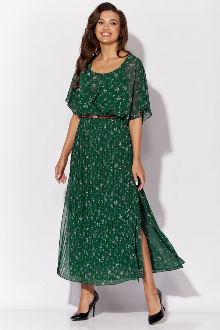 Платье Viola Style 01050 зелёный