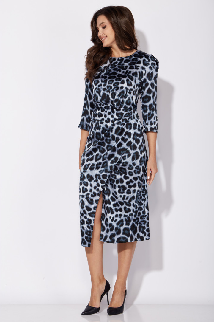 Платье Viola Style 01066 леопард